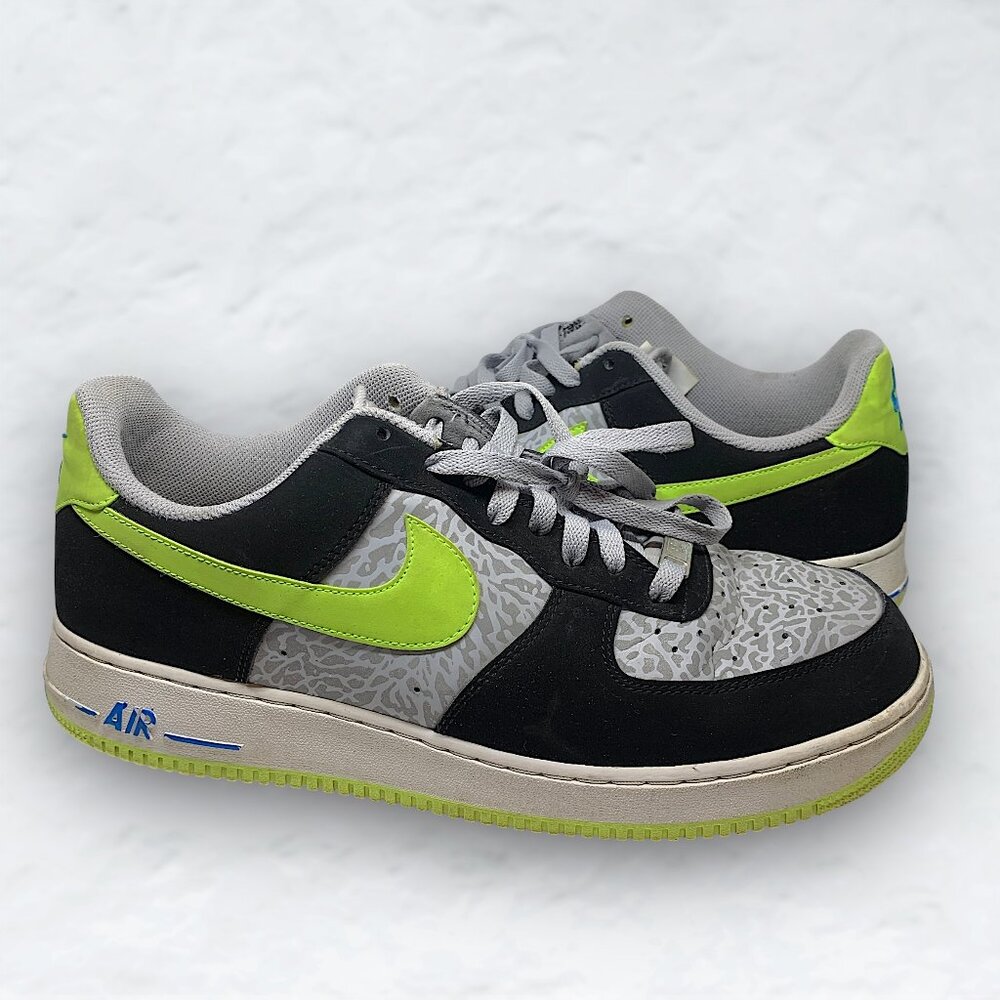 Nike Air Force 1 Low Reflect Black Volt (2013) 488298077